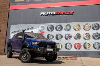 FORD RANGER ANZA MATTE ANTHRACITE WITH BLACK RING